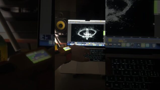 M5Stack Skitck Plus2 OSC control Touchdesigner