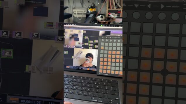 Midi controller to Mini LED screen with #touchdesigner