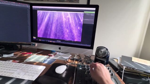 Quick particle test using the LaunchControlXL3 with TouchDesigner