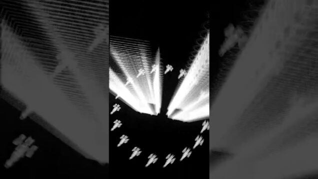 Ships are Kick, Tower 1 All, Tower 2 Highs. Made #touchdesigner #reactive