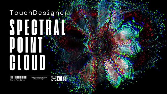 Spectral Point Cloud CTR Effect & Color Aberration RGB Cache – TouchDesigner POPs