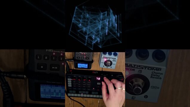 textures in #touchdesigner with @ikmultimedia #UnoSynth #jamuary #genuary #sounddesign