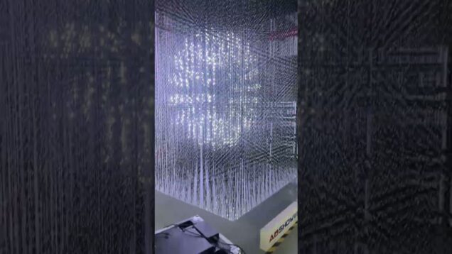 Touchdesigner control Aoshowled HDMI Vision P25 3D Volumetric LED Display