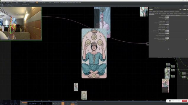[TouchDesigner Demo] Immersive Tarot Experience with Hand Tracking