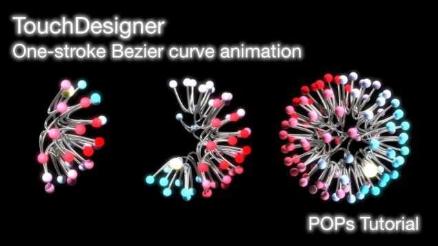 TouchDesigner POPs Tutorial: One-stroke Bezier Curve Animation