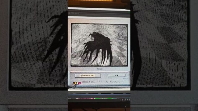 Unknown Creature Spotted on broken cctv #touchdesigner #mimic #retrogames