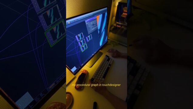 WAIT FOR IT… AUDIOVISUAL IN TOUCHDESIGNER AND BITWIG ✨☄️🫧