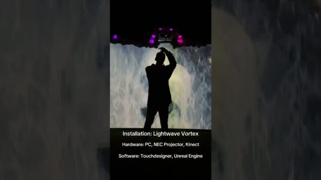 Another Look at the Lightwave Vortex Installation #festivalvibes #festivalart #installation