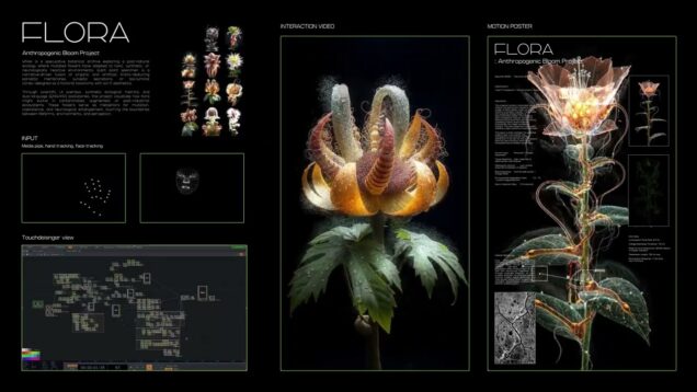 Anthropogenic Bloom Project – touchdesigner demo video