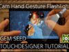Flashlight Effect | Webcam Gesture Interaction |【Gem Seed】Touchdesigner Course