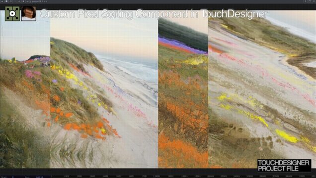 pixel sorting component in touchdesigner | project file