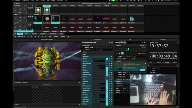 Reolume+TouchDesigner VJ Demo