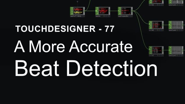 [TouchDesigner] Create custom component with audio analysis