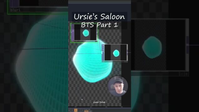 TouchDesigner Timelapse – Ursie's Saloon #touchdesigner #creativecoding #audioreactive