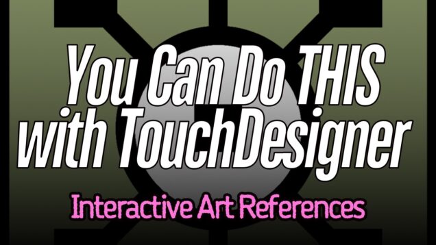 You Can Do THIS with TouchDesigner | Interactive Art References (한글 자막)